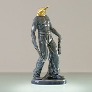 Figur Vogelmensch, Alim Pasht-Han für die Porzellanmanufaktur Reichenbach, um 2022
