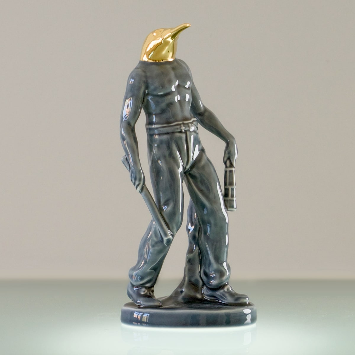 Figur Vogelmensch, Alim Pasht-Han für die Porzellanmanufaktur Reichenbach, um 2022