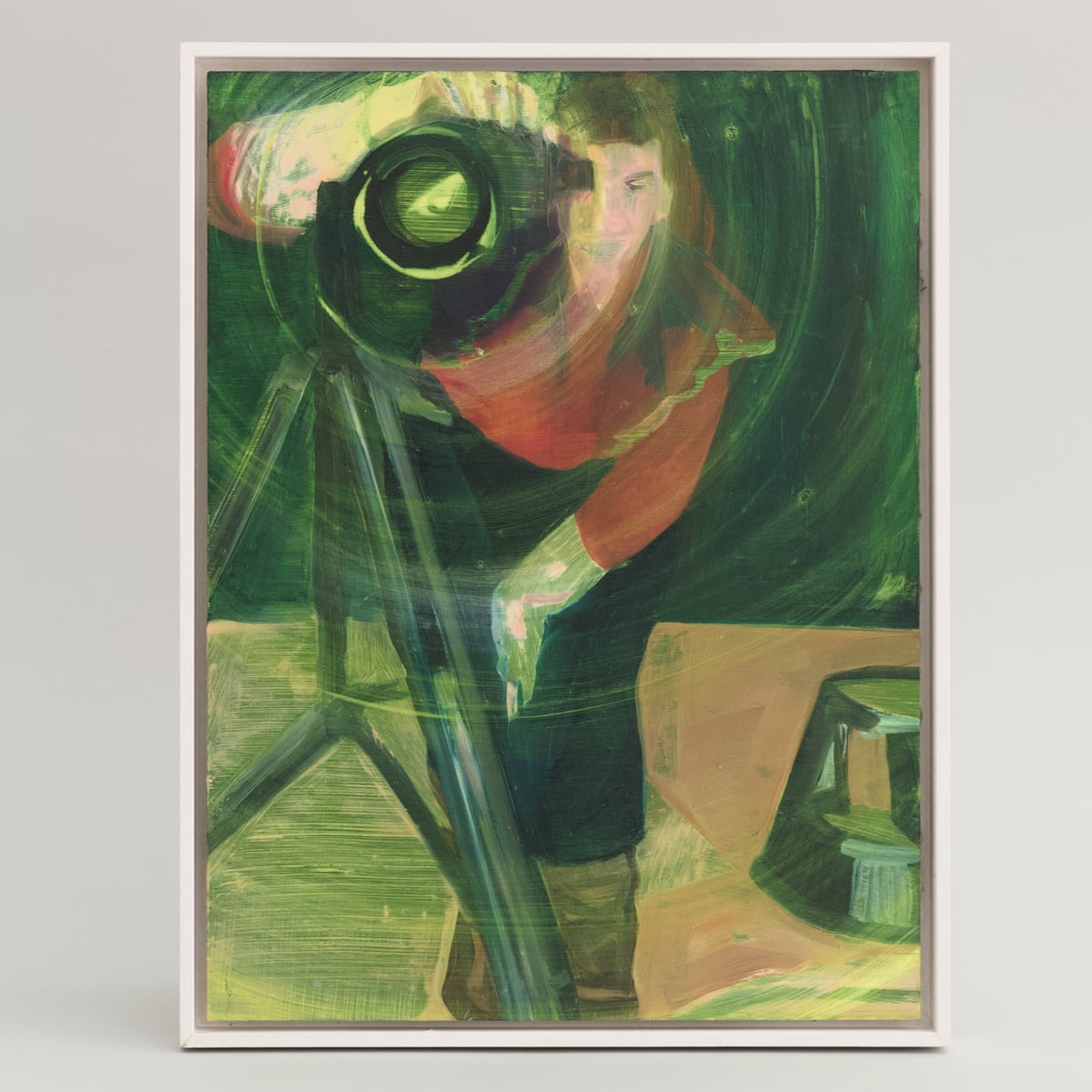 Max Diel: „Picture Me II“, Öl auf Aluminium, 2021