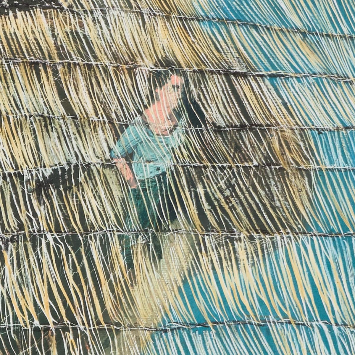 Max Diel: „Ried“, Öl auf Aluminium, 2019 – Bild 2