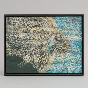 Max Diel: „Ried“, Öl auf Aluminium, 2019