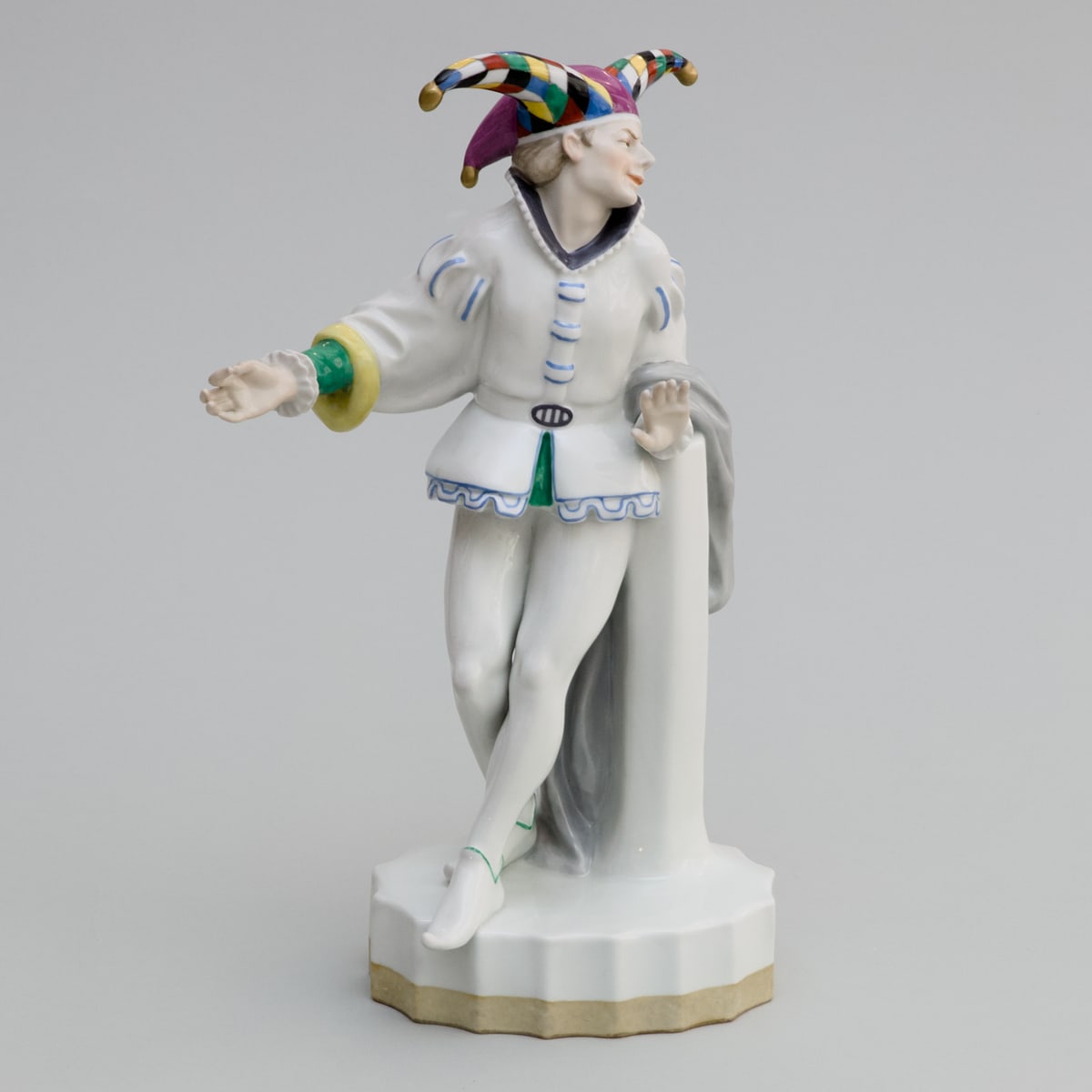 Harlekin im Gewand des Art déco, 1920er-Jahre