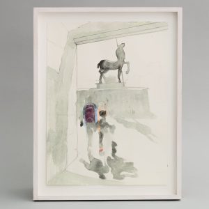 Max Diel „Pompeji“, Gouache, 2018