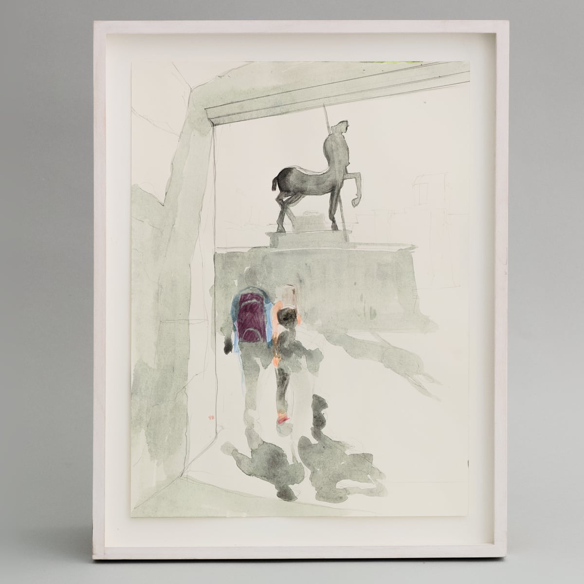 Max Diel „Pompeji“, Gouache, 2018
