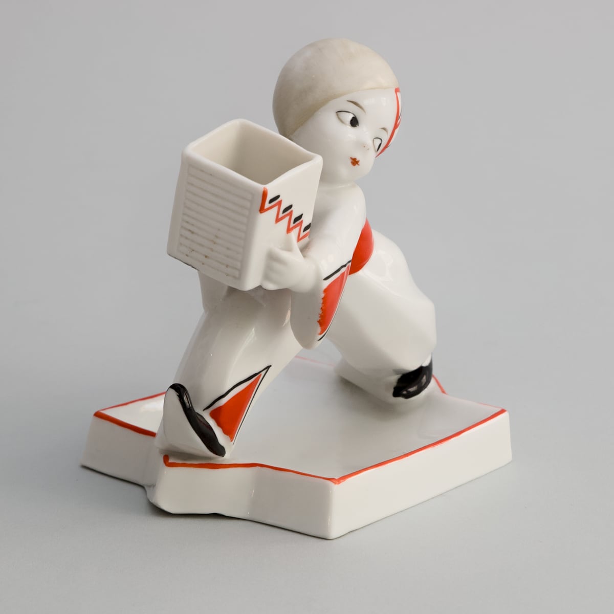 Tischfigur, Porzellan, Art déco – Bild 2