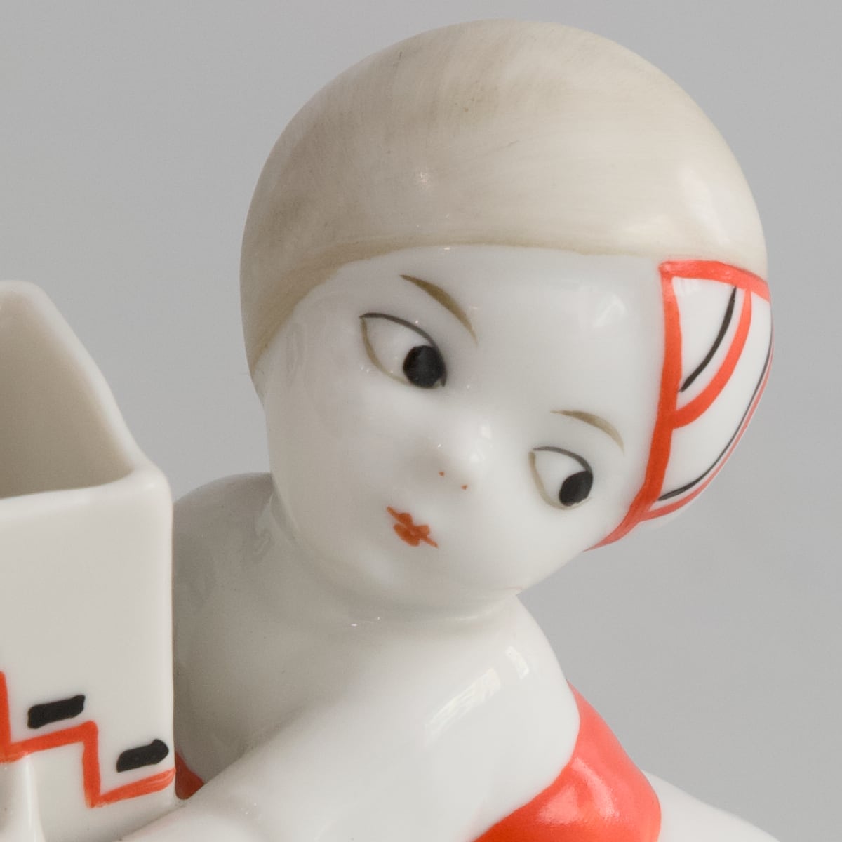 Tischfigur, Porzellan, Art déco – Bild 4